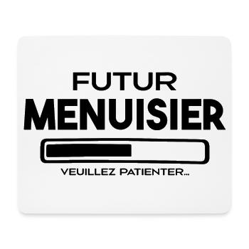 Futur Menuisier - Idée de Cadeau Menuisier - Tapis de souris (format paysage) - blanc - Devant