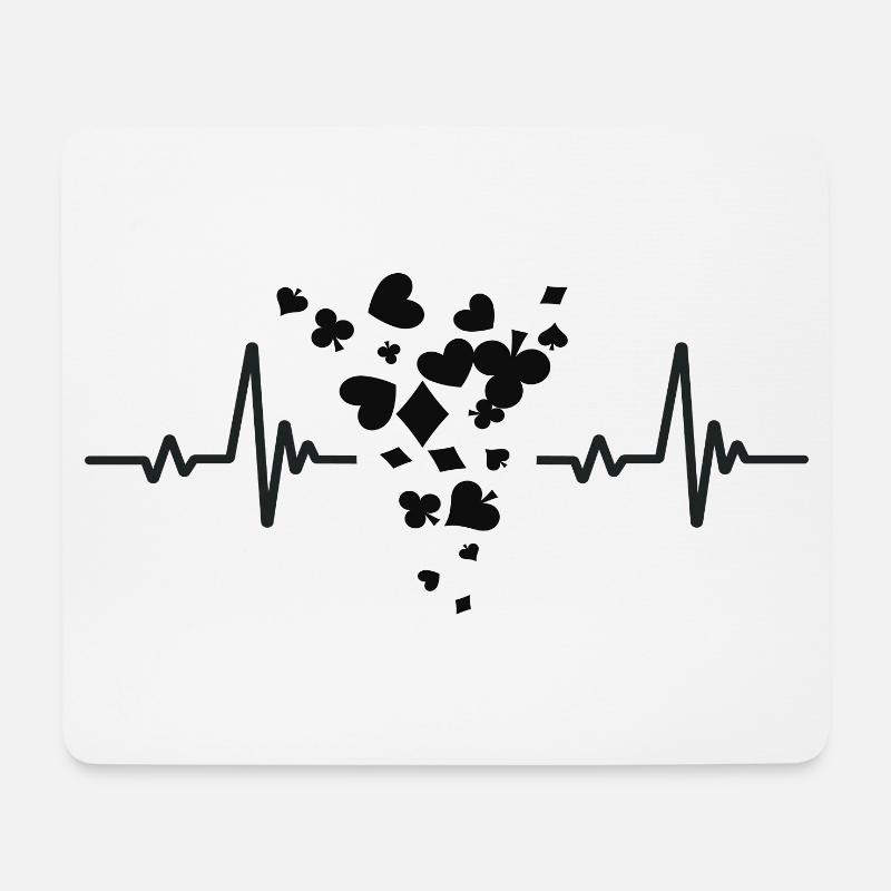Poker lovers| Poker - Mouse Pad (horizontal) - white