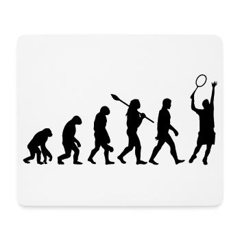 évolution du tennis - Tapis de souris (format paysage) - blanc - Devant
