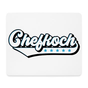 Farben änderbar | Chefkoch - Mousepad (Querformat) - Weiß - Vorne
