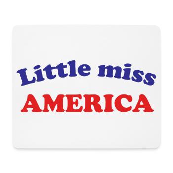 Miss America - Mousepad (Querformat) - Weiß - Vorne