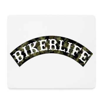 Biker_life_camouflage - Mouse Pad (horizontal) - white - Front