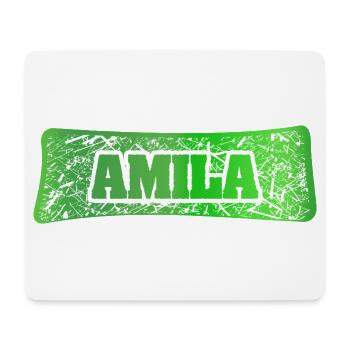 Frau Amila - Mousepad (Querformat) - Weiß - Vorne