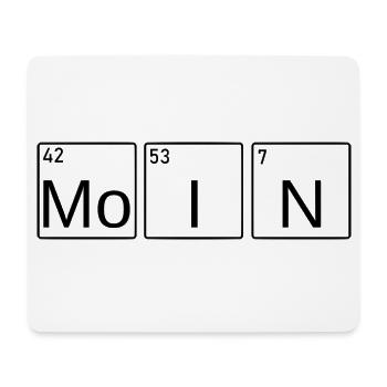 Moin - Elemente des Nordens [black] - Mousepad (Querformat) - Weiß - Vorne