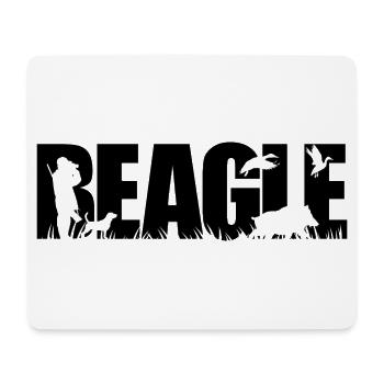 BEAGLE Hunting Dog Hunting Dogs Hunters Dogs Wilsigns - Mouse Pad (horizontal) - white - Front