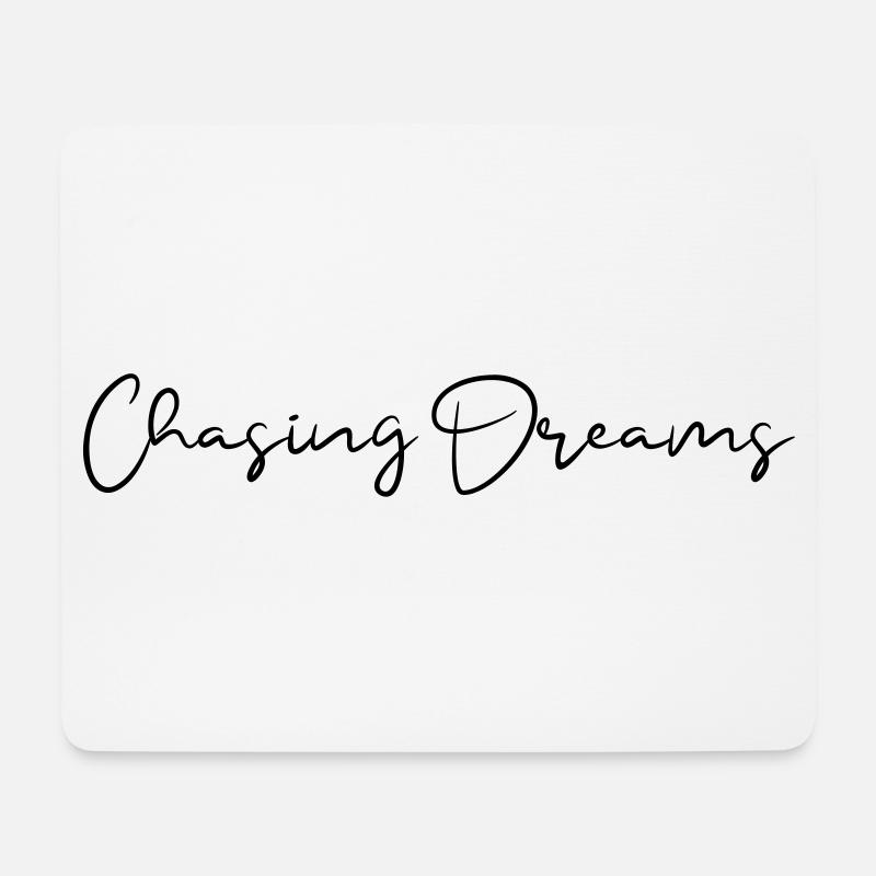 THE FASHION TEE - CHASING DREAMS - Mousepad (Querformat) - Weiß