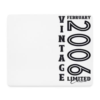 18th Birthday Husband February Vintage 2006 Vintage - Mouse Pad (horizontal) - white - Front