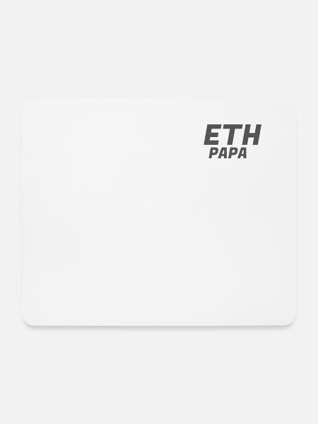 ETH PAPA - Mousepad (Querformat) - Weiß