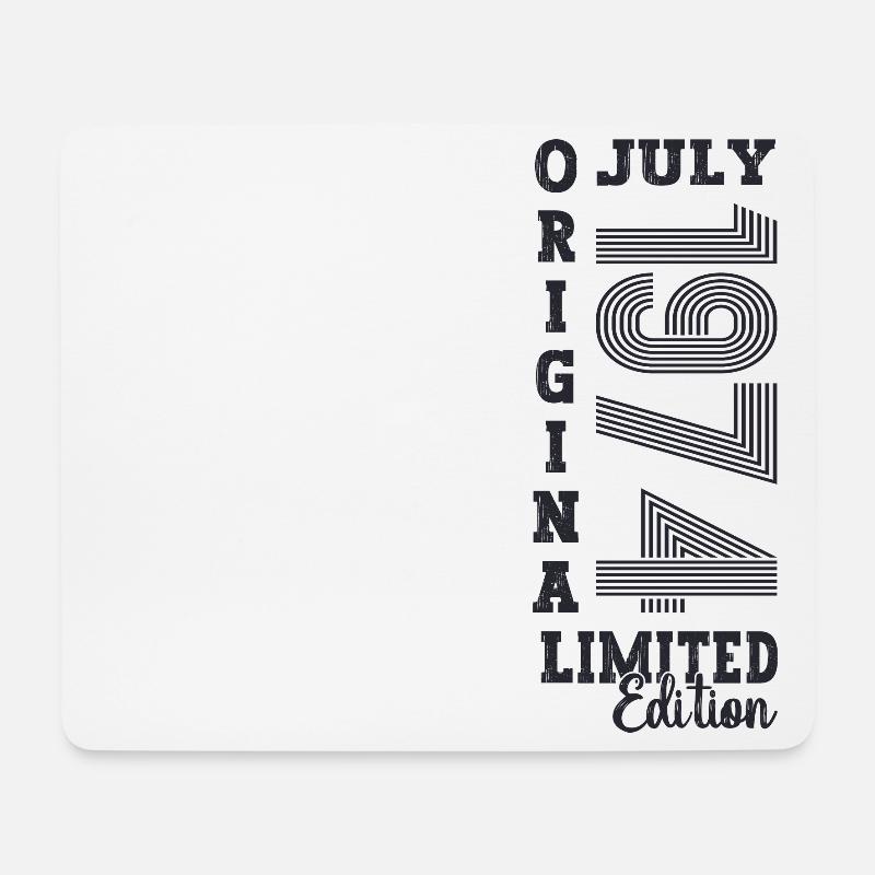 49. Geburtstag Mann Original Juli Jahrgang 1974 - Mousepad (Querformat) - Weiß
