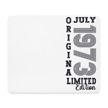 50th Birthday Man Original July Vintage 1973 - Mouse Pad (horizontal) - white - Front