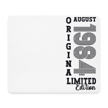 39. Geburtstag Mann Original August Jahrgang 1984 - Mousepad (Querformat) - Weiß - Vorne