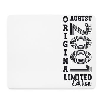 22nd Birthday Man Original August Vintage 2001 - Tapis de souris (format paysage) - blanc - Devant