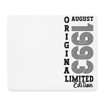 30th Birthday Man Original August Vintage 1993 - Tapis de souris (format paysage) - blanc - Devant