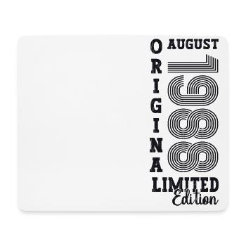 35. Geburtstag Mann Original August Jahrgang 1988 - Mousepad (Querformat) - Weiß - Vorne