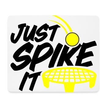 Farbe änderbar | Roundnet Spikeball Fun - Mousepad (Querformat) - Weiß - Vorne