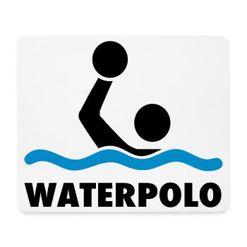 Wasserball - Mousepad (Querformat) - Weiß - Vorne