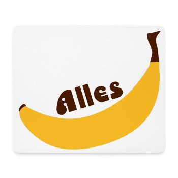 all banana - Mouse Pad (horizontal) - white - Front