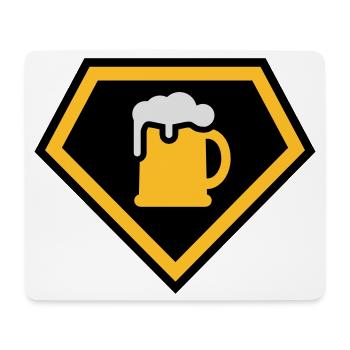 Super Drinking Team - Mouse Pad (horizontal) - white - Front