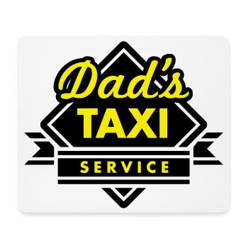 Dad's Taxi Service - Mousepad (Querformat) - Weiß - Vorne