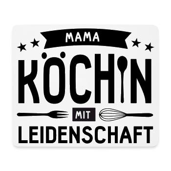 köchin mama kochen küche beste mutter mom lecker  - Mousepad (Querformat) - Weiß - Vorne