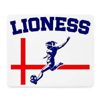 England Football Women’s Champions Lionesses  - Mouse Pad (horizontal) - white - Front