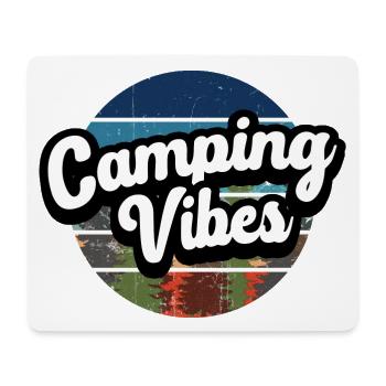 Ambiance de camping - Tapis de souris (format paysage) - blanc - Devant