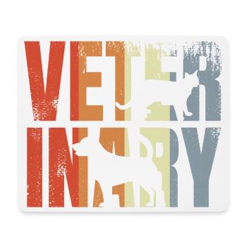 Retro Veterinary - Mouse Pad (horizontal) - white - Front