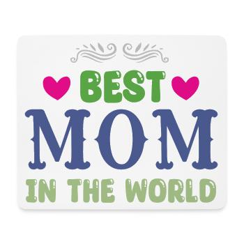 Beste Mama der Welt - Mousepad (Querformat) - Weiß - Vorne