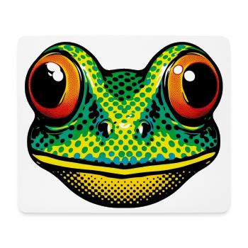 Grenouille - Tapis de souris (format paysage) - blanc - Devant