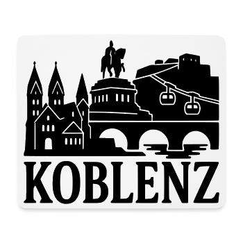 Koblenz Silhouette - Mouse Pad (horizontal) - white - Front