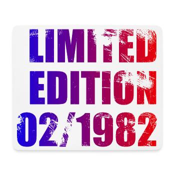 44e anniversaire Édition Limitée 02/1982 - Tapis de souris (format paysage) - blanc - Devant