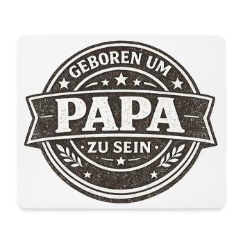 Born To Be Dad Gift Vintage - Mouse Pad (horizontal) - white - Front