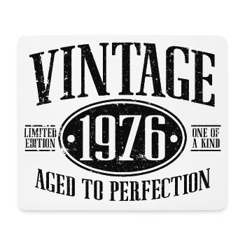 Vintage 1976 Jahrgang Geburtstag Retro Geschenk - Mousepad (Querformat) - Weiß - Vorne