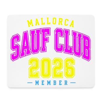 Malle 2026 Membre du Sauf Club Mallorca 2026 - Tapis de souris (format paysage) - blanc - Devant