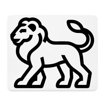 chimère - Tapis de souris (format paysage) - blanc - Devant