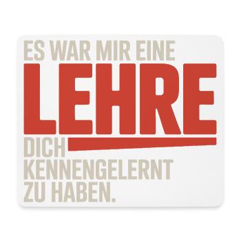 Lehre Dich Kennenzulernen Ex Freund Trennung Ex - Mousepad (Querformat) - Weiß - Vorne