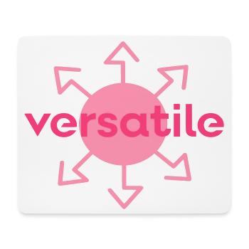 vielseitig - Mousepad (Querformat) - Weiß - Vorne