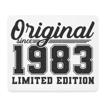 1983 Cadeau d’anniversaire vintage original - Tapis de souris (format paysage) - blanc - Devant