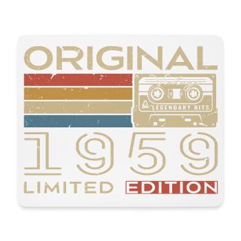 1959 Retro 1959 Geburtstagsgeschenk - Jahrgang 1959 - Mousepad (Querformat) - Weiß - Vorne
