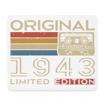 1943 Retro 1943 Birthday Gift - Vintage 1943 - Mouse Pad (horizontal) - white - Front
