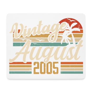 August 2005 Jubiläum 2005 - August Legends Geschenk - Mousepad (Querformat) - Weiß - Vorne
