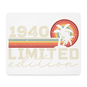 Vintage 1940er Jahre Retro 1940er Jahre Geburtstagsgeschenk - Mousepad (Querformat) - Weiß - Vorne