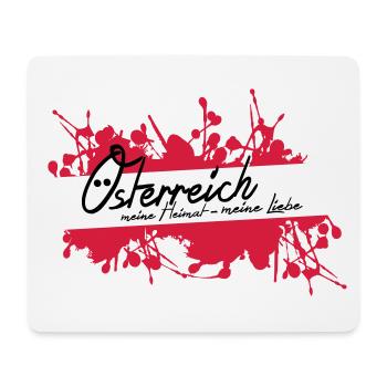 Austria, my homeland, my love! - Mouse Pad (horizontal) - white - Front