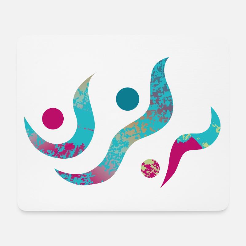 yoga-design_22 - Mousepad (Querformat) - Weiß