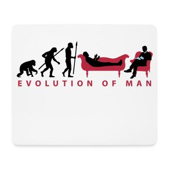 evolution_therapeut_psychologe_11_2016_c - Mousepad (Querformat) - Weiß - Vorne