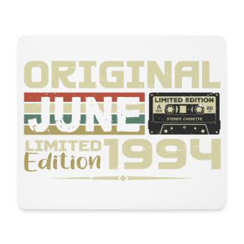 Juni 1994 Jahrgang Geboren im Juni 1994 Geburtstag - Mousepad (Querformat) - Weiß - Vorne