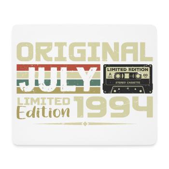 Juli 1994 Geburtstagsgeschenk Geboren im Juli - Mousepad (Querformat) - Weiß - Vorne