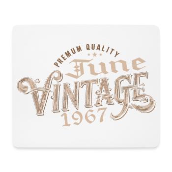Juni 1967 Vintage Geschenk zum 57. Jahrestag 1967 - Mousepad (Querformat) - Weiß - Vorne