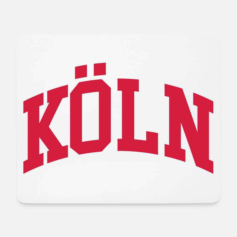 Köln - Mousepad (Querformat) - Weiß