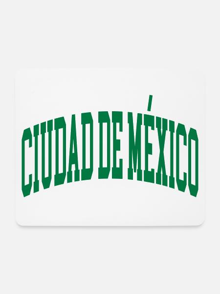 Mexiko-Stadt - Mousepad (Querformat) - Weiß